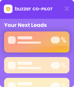 Buzzer AI co-pilot sidepanel is there when you need it